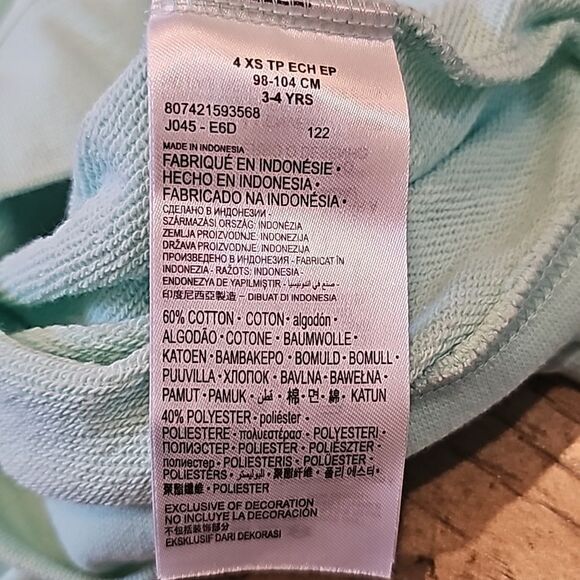 Mint green Nike sweater girls size 4 XS - Picture 9 of 11